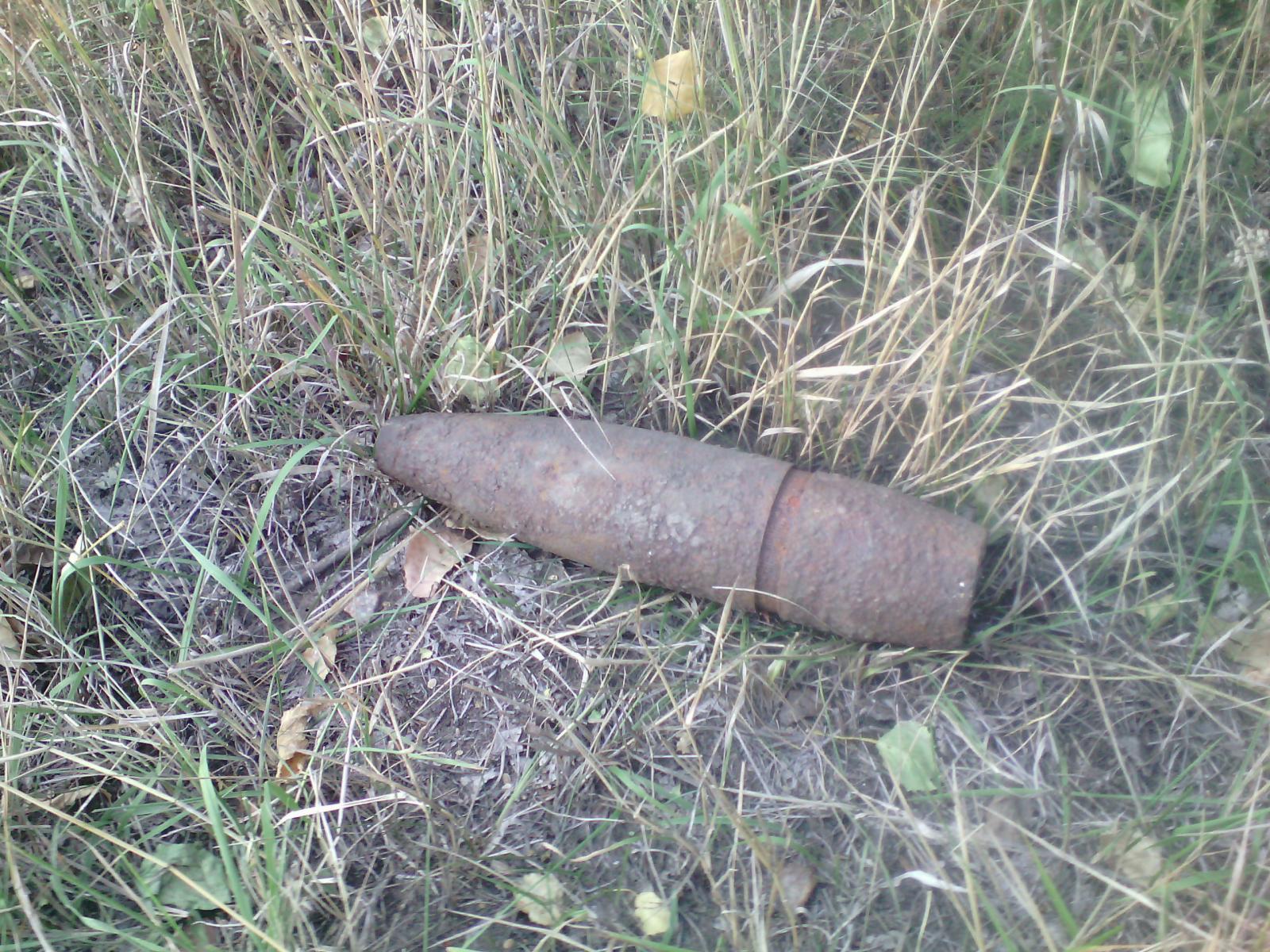 Под Почепом нашли артиллерийский снаряд