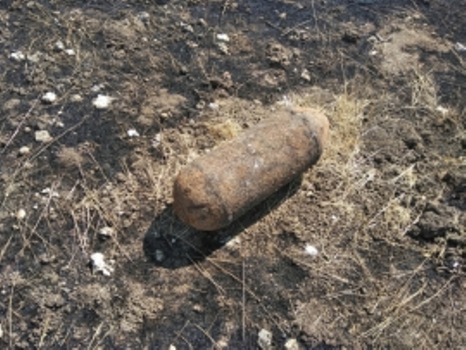 В Унечском районе нашли 100-килограммовую бомбу