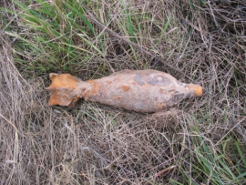 В Дятьковском районе нашли и обезвредили минометную мину
