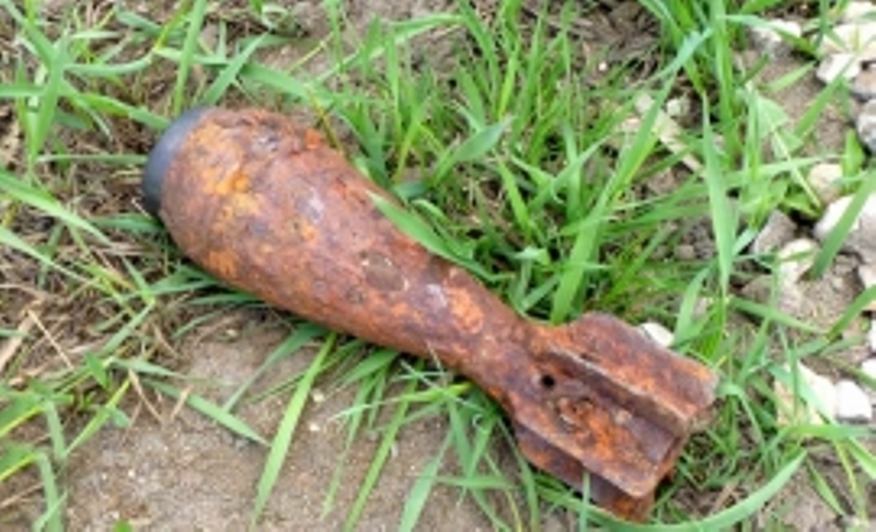 В Карачевском районе нашли мину времён ВОВ