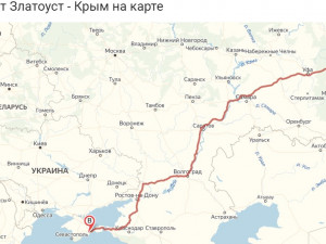 Из Златоуста едет в Крым на велосипеде