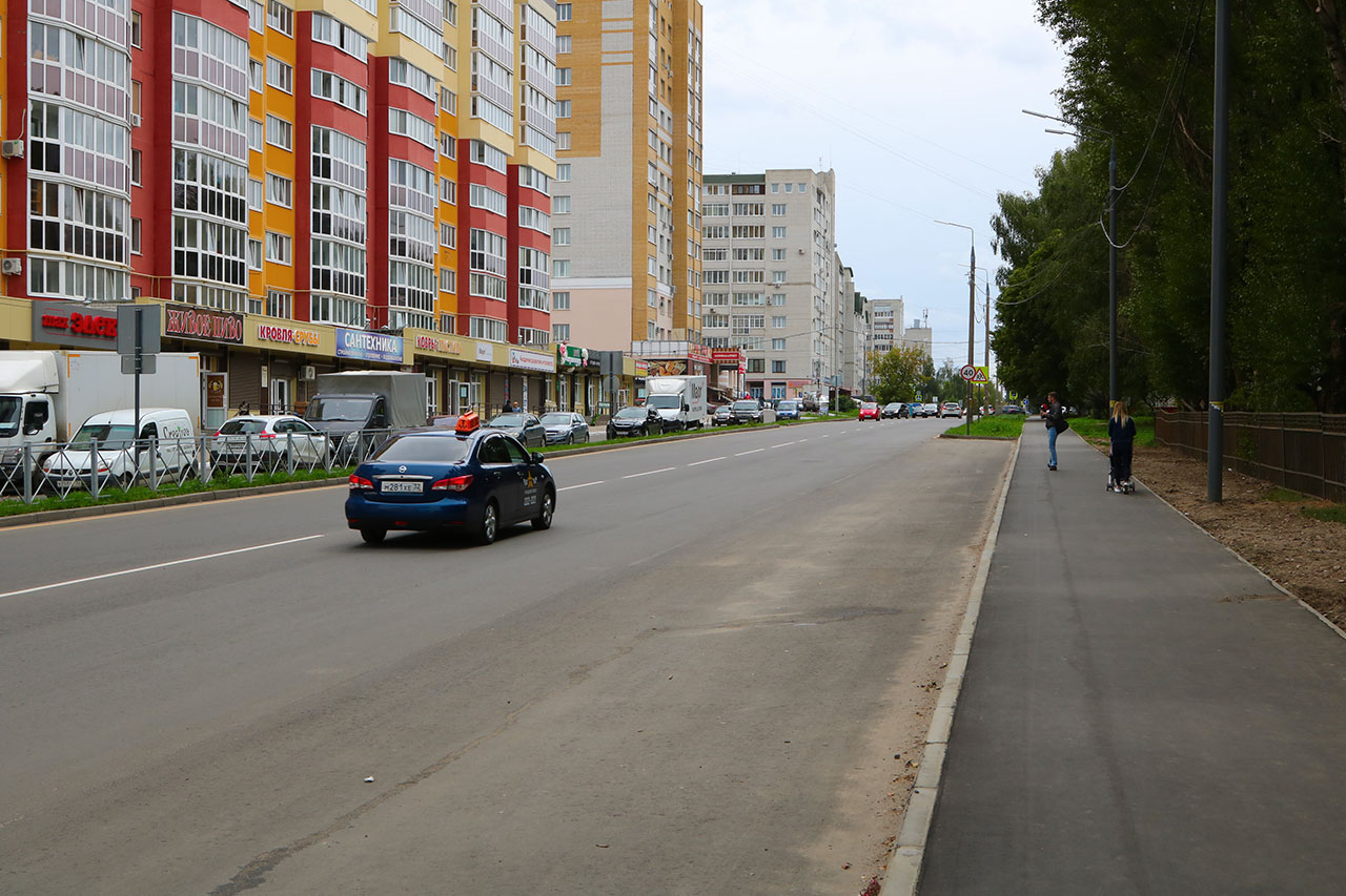 В Брянске отремонтировали улицу Костычева