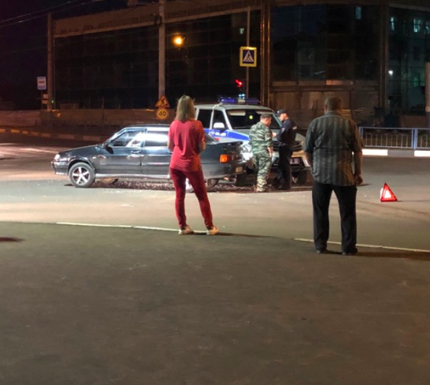 В Брянске произошло ДТП с полицейской машиной