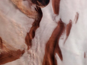 Невероятно красивые фото марсианского северного полюса прислал Mars Express