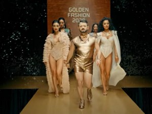 Миллион просмотров на Youtube за два дня собрал Галустян в золотом боди