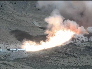 Самая мощная в истории NASA ракета выжгла холмы в штате Юта (видео)